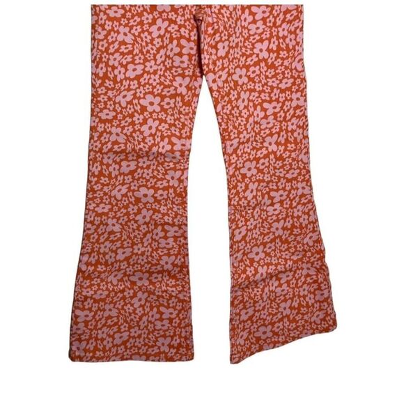 Cotton On Womens Original Flare Jeans Bella Daisy Groovy 70s Floral Y2K NWT US 4 - Picture 3 of 9